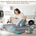 2500W Handheld Steam Cleaner, 3-Level Adjustable Steam Cleaner for Home with 21 Accessories, Multipurpose Portable Steamer Cleaning for Car,Floor,Furniture,Tile,Grout,Couch,Fast Heat-Up (Green)